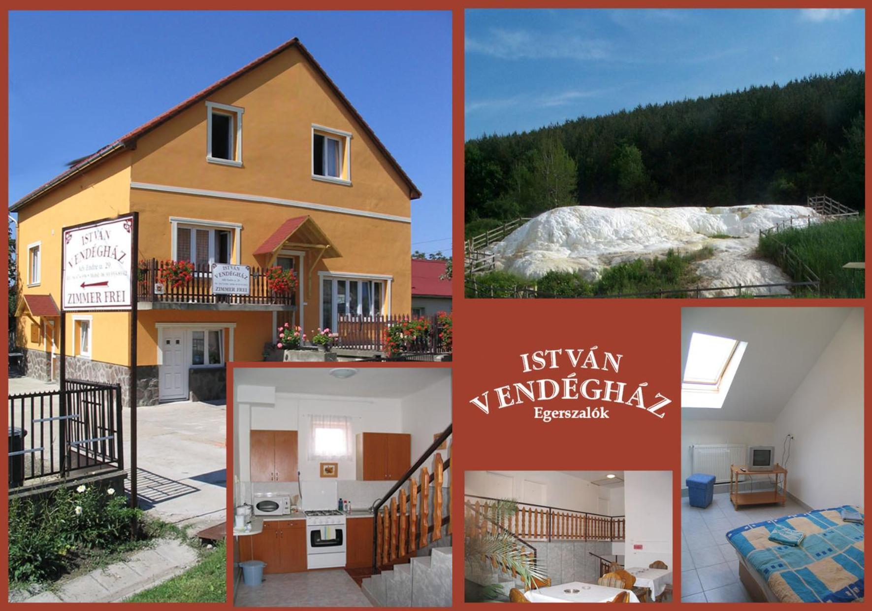 Istvan Vendeghaz Hotell Egerszalók Exteriör bild